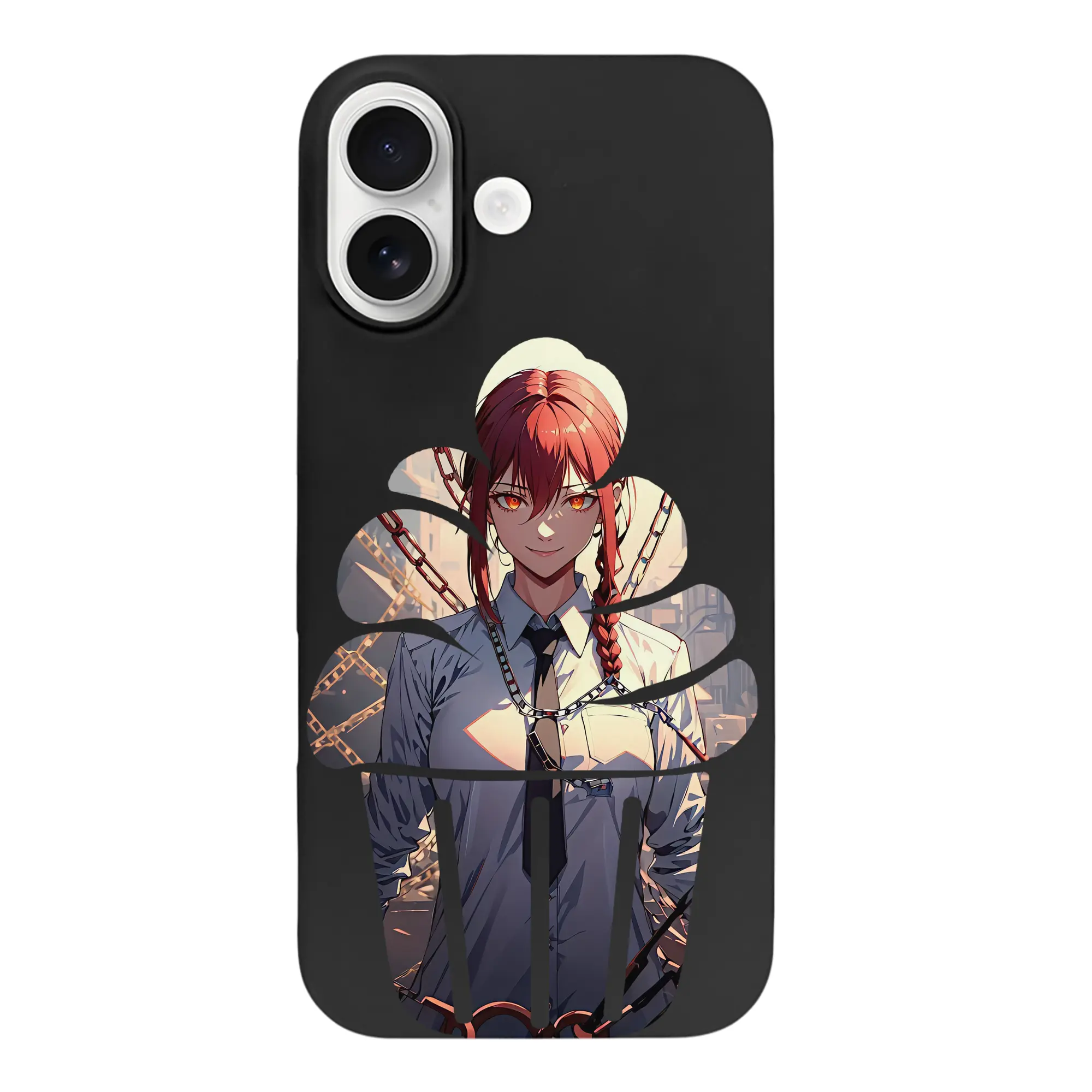 チェンソーマン グッズ,マキマ - iPhone 17 シリーズ シリコンケース 薄型 耐衝撃 指紋防止 ソフトタッチカバー 精密フィット 傷防止 保護ケース iPhone 17/17 Air/17 Pro/17 Pro Max 対応